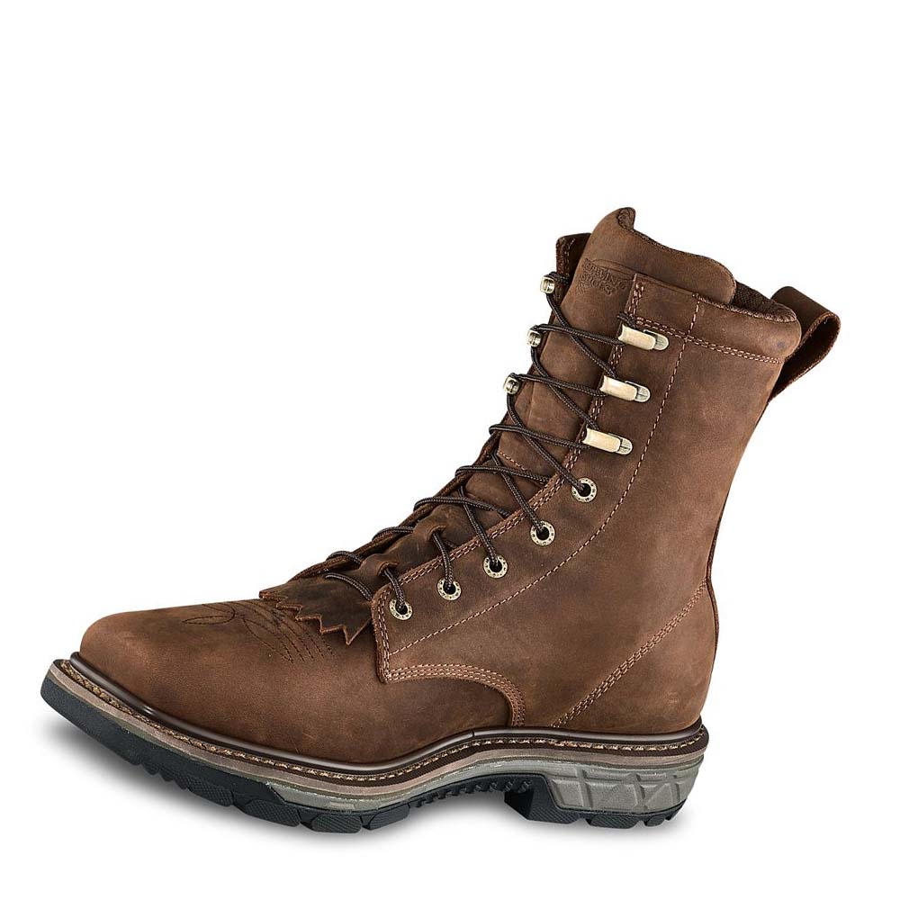 Red Wing Rio Flex 8-inch Waterproof, Men's Safety Boots Brown | ZA 343ILH